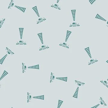 Infrared sensor module glyph vector seamless pattern Stock Illustration