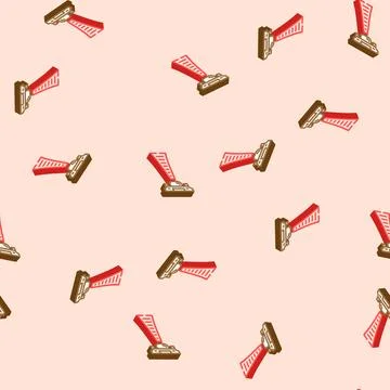 Infrared sensor module isometric icon seamless pattern Stock Illustration