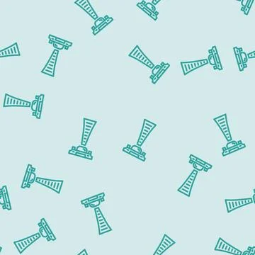 Infrared sensor module line vector seamless pattern Stock Illustration