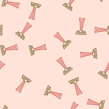 Infrared sensor module vector seamless pattern イラスト素材