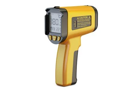 Infrared Thermometer, 3D rendering Stockillustratie