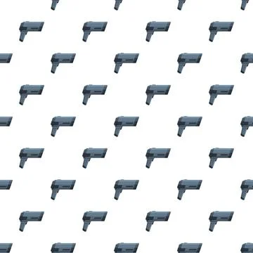 Infrared thermometer gun pattern measuring body temperature Stock Illustration