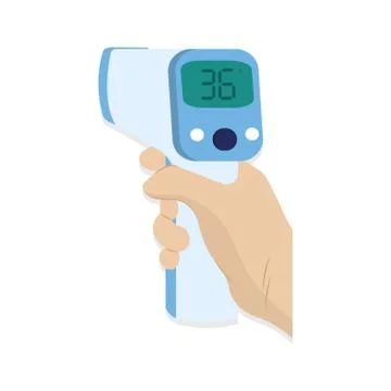 Infrared thermometer icon Stock Illustration