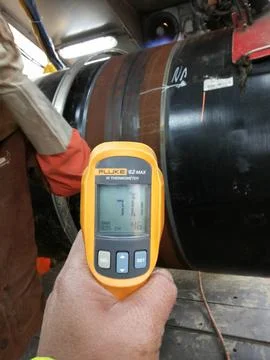 Infrared thermometer Stock Photos