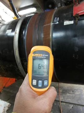 Infrared thermometer Stock Photos