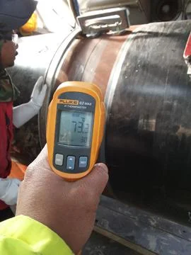 Infrared thermometer Stock Photos