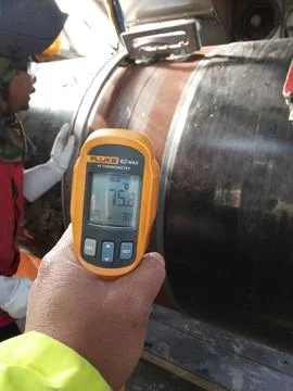 Infrared thermometer Stock Photos