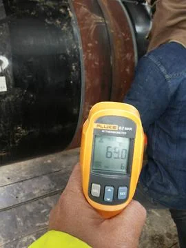Infrared thermometer Stock Photos