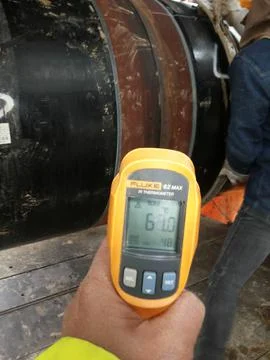 Infrared thermometer Stock Photos