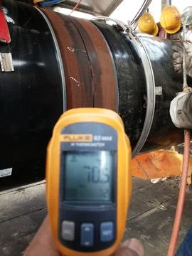 Infrared thermometer Stock Photos