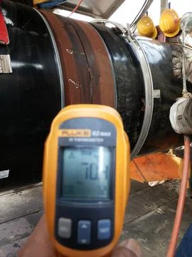 Infrared thermometer Stock Photos