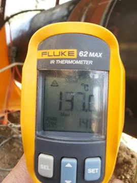 Infrared thermometer Stock Photos