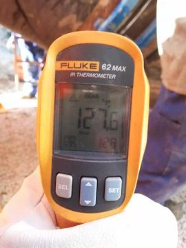 Infrared thermometer Stock Photos
