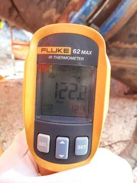 Infrared thermometer Stock Photos