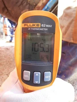 Infrared thermometer Stock Photos