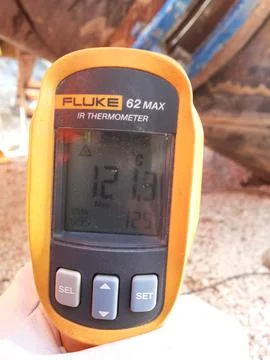 Infrared thermometer Stock Photos