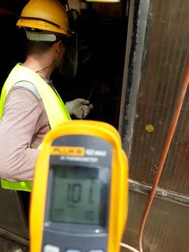 Infrared thermometer Foto stock