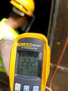 Infrared thermometer Stock Photos