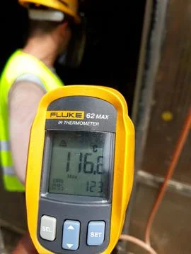 Infrared thermometer Stock Photos