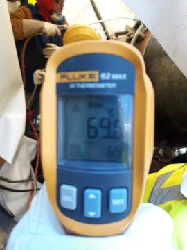Infrared thermometer Stock Photos