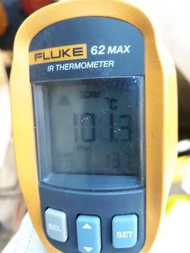 Infrared thermometer Stock Photos
