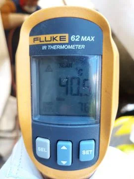 Infrared thermometer Stock Photos