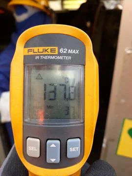 Infrared thermometer Stock Photos