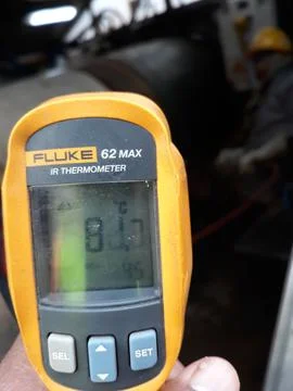 Infrared thermometer Foto stock
