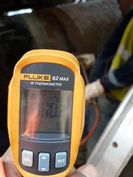 Infrared thermometer Stock Photos