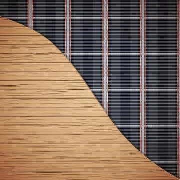 Infrared Underfloor heating system 스톡 일러스트
