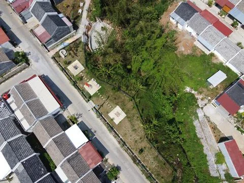 Infrastructure complex Cheap and subsidized housing area for Indonesian people Fotos Stock