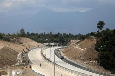 Infrastructure development programme in Indonesia, Banda Aceh - 11 Jun 2020 스톡 사진