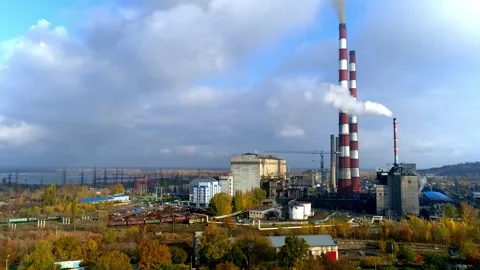 Infrastructure electricity with tall tower, construction technology  Stock Footage 320244162