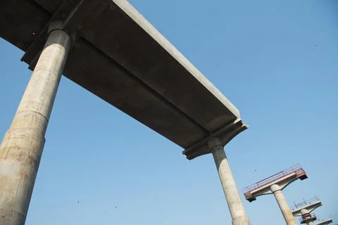 Infrastructure - Flyovers construction Stock Photos