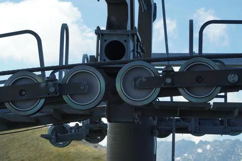 Infrastructure of a funicular Stock Photos