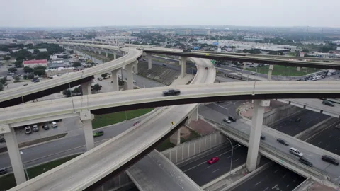 Infrastructure Highway Traffic 1604 Loop San Antonio Texas 5K 스톡 동영상 277235419