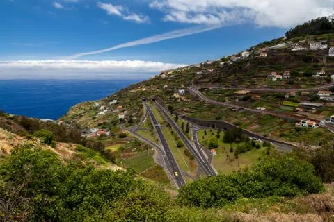 Infrastructure of an island Stock Photos