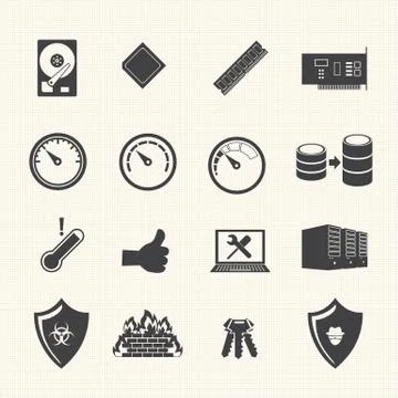 Infrastructure management. Data analytic. Vector Stock Illustration