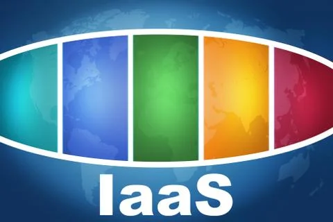 Infrastructure as a service Stock Illustration