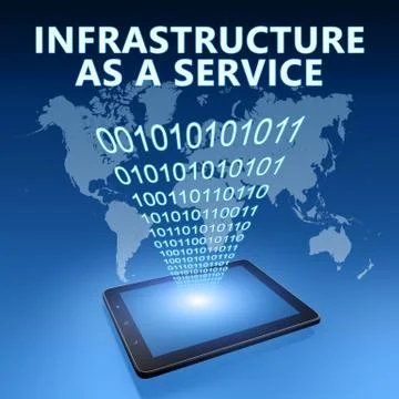 Infrastructure as a service Stock Illustration