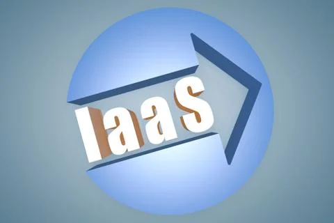 Infrastructure as a service Stock Illustration