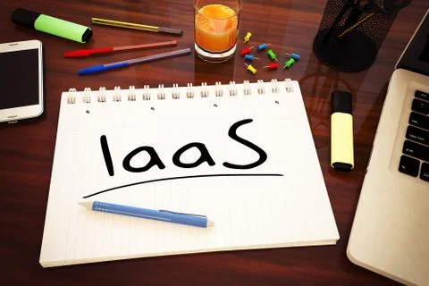 Infrastructure as a Service Stock Illustration