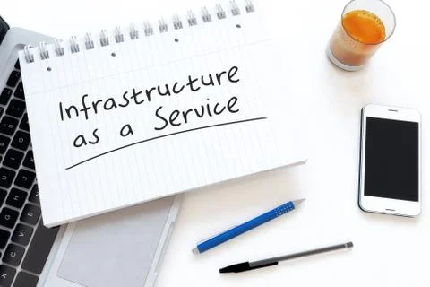 Infrastructure as a Service Stock Illustration