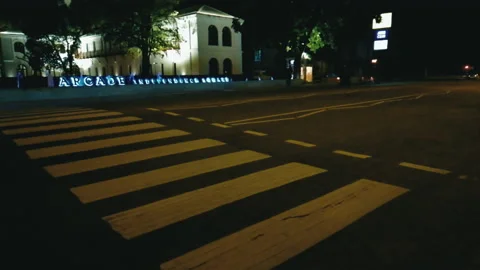 Infront Of The "Archade Independence Square" In The City Of Colombo, Sri Lanka. Stock Footage 172545998