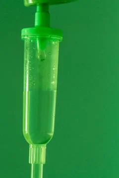 Infusion bottle with iv solution Stock-Fotos