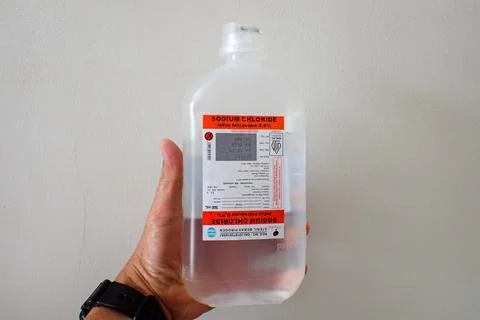 Infusion fluid Fotos Stock
