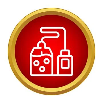 Infusion process icon showing brewing tea bag Stock Illustration