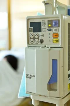Infusion pump machine Stock Photos