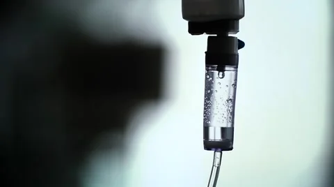 Infusion system drip chamber Stock Footage 58257188