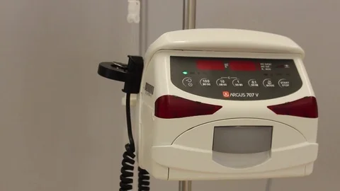 Infuuspomp - infusion pump Stock Footage 83034962